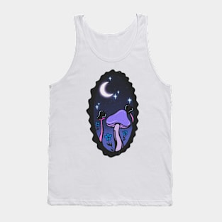 mushroom stamp Tank Top